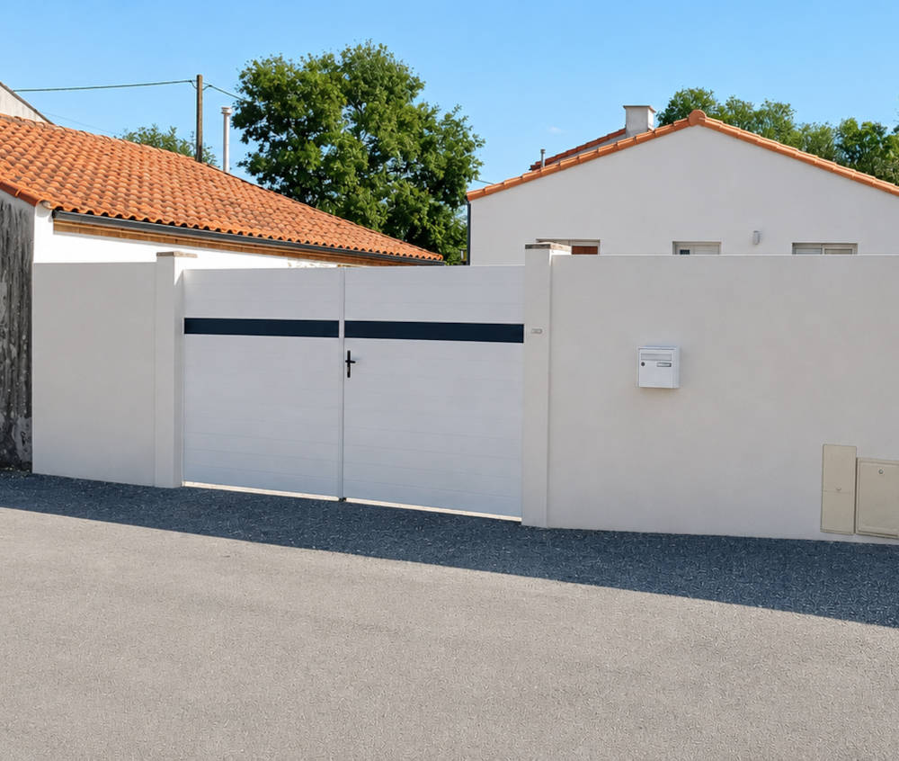 BOUTIN Maçonnerie - Construction d'une clôture en parpaing en béton à Saint Philbert de Grand Lieu