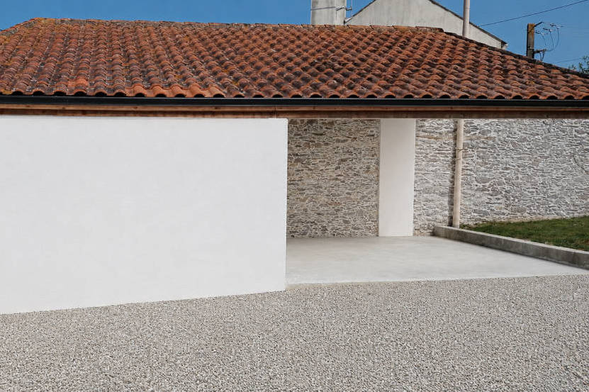 BOUTIN Maçonnerie - Rénovation d'un préau à St Philbert de Grand Lieu