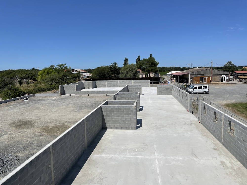 BOUTIN Maçonnerie - Structure pour locaux professionnels à Geneston
